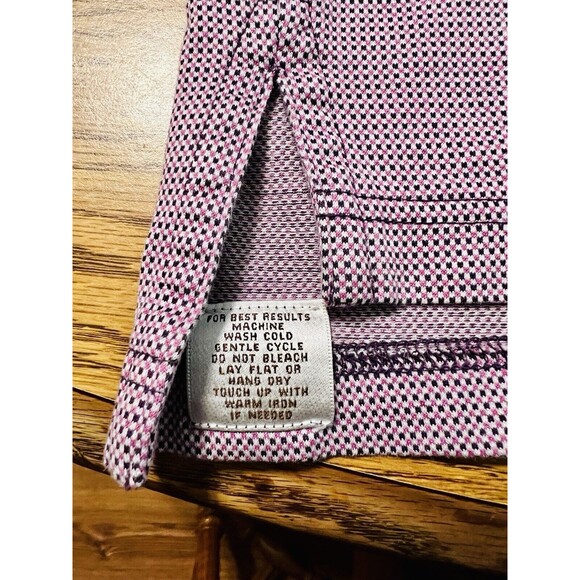 Peter Millar Summer Comfort Polo Shirt Large XL Golf Mens Plaid Stripes LOT2 - Picture 5 of 15